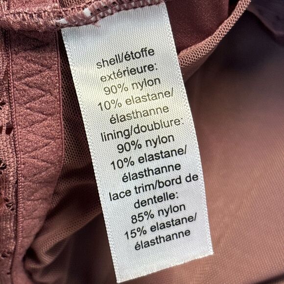 Maurice’s Padded Lace Racerback Bralette Purple Lightweight Women’s Medium - Picture 7 of 11